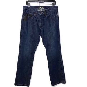UNDER ARMOUR “Workwear” Jeans 34x33 Leather Trim